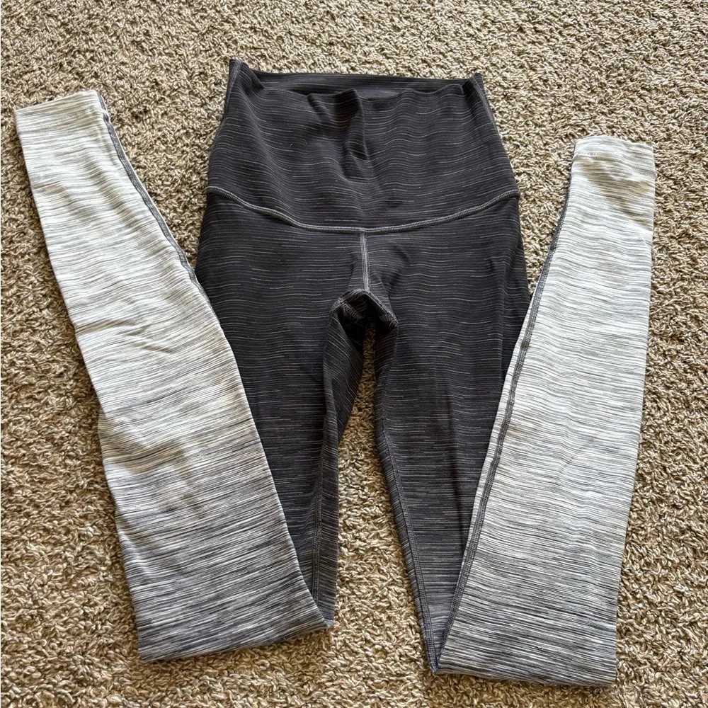 Lululemon Wunder Under High Rise Tight Ombré Melange 31” Size 6 - Picture 4 of 11